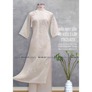 Áo Dài Phom Trẻ 2 Lớp 4 Tà TTK2L623